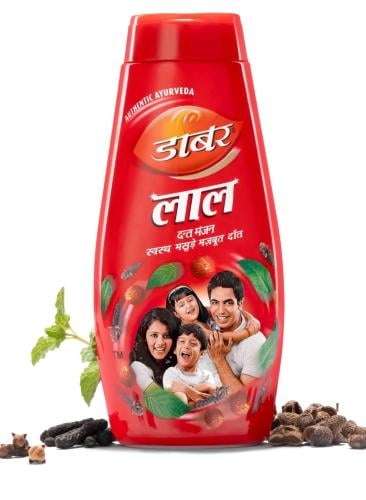 بودرة دابر الحمراء لأسنان قوية وبيضاء والعناية بال...