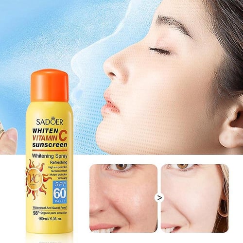 بخاخ تبييض واقي من الشمس بفيتامين C من سادور، حماي...