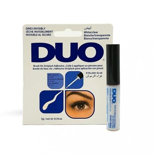 غراء رموش ديو ريشة لون أبيض 5غرام