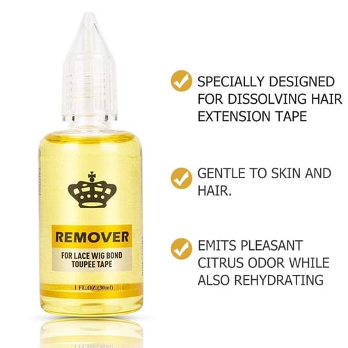 مزيل سريع المفعول لوصلات الشعر الشريطية، وغراء الش...