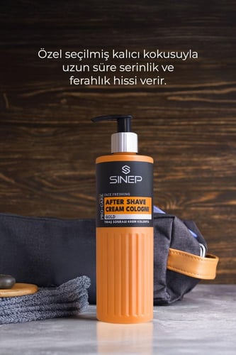 SINEP Gold After Shave Cream Cologne 400ml