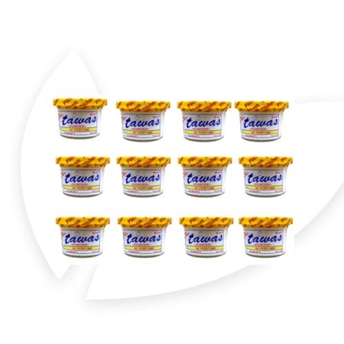 سنو وايت مسحوق مزيل العرق تواس 50 جم × 12 حبة اصفر