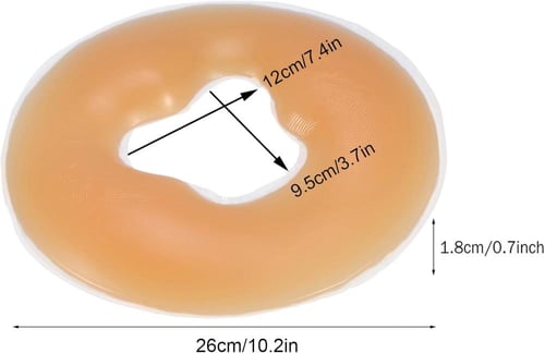 وسادة وجه مستديرة من السيليكون الناعم ,للاسترخاء ،...