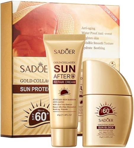 سادور مجموعة واقي شمس جولد كولاجين SPF 60