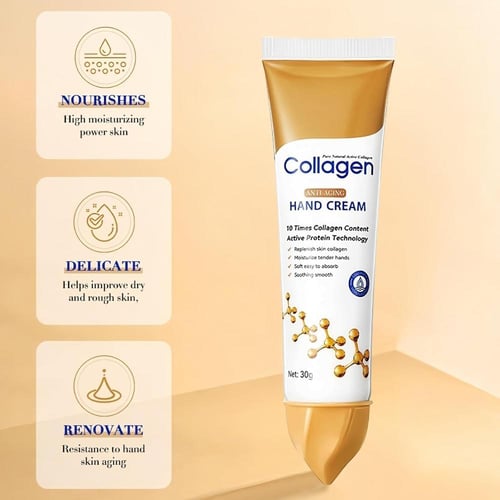 كريم اليدين المضاد للشيخوخة بالكولاجين من سادور مج...
