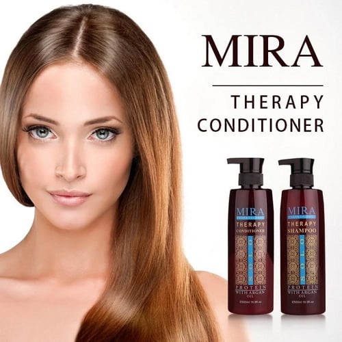 شامبو للشعر المعالج بزيت الأرغان والبروتين من ميرا...