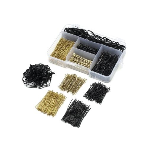 مجموعة دبابيس شعر مكونة من 300 قطعة، تتضمن 100 قطع...