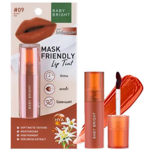 BABY BRIGHT Mask Friendly Lip Tint – بلاك تي #09