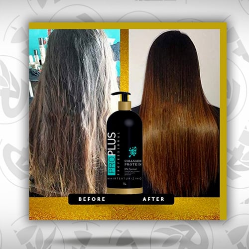 بروتين برازيلي بالكولاجين لمعالجة الشعر وتنعيمه خا...