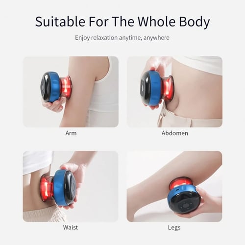 جهاز تدليك ذكي لحجامة أداة تدليك كهربائية 6 مستويا...