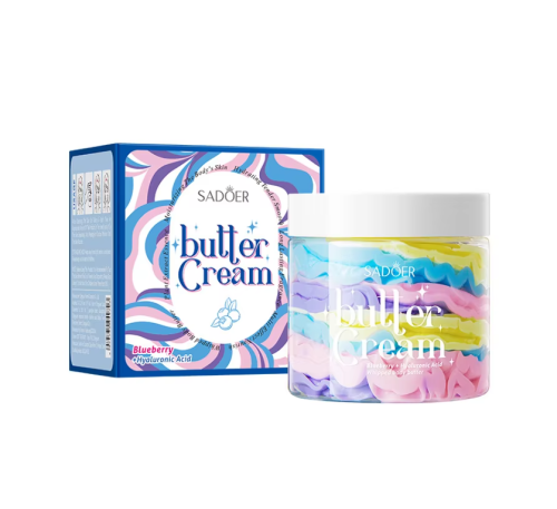 كريم زبدة الجسم بالعنب وحمض الهيالورونيك – 180 جم...