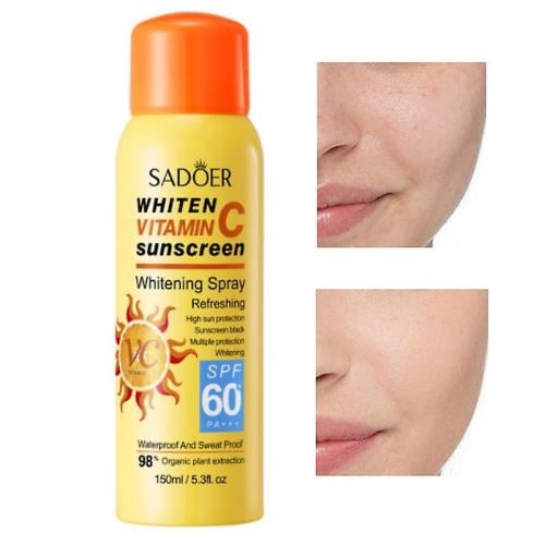 بخاخ تبييض واقي من الشمس بفيتامين C من سادور، حماي...