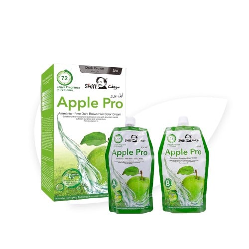 صبغة شعر ابل برو بتغطية 100% للشعر الابيض من سويفت...