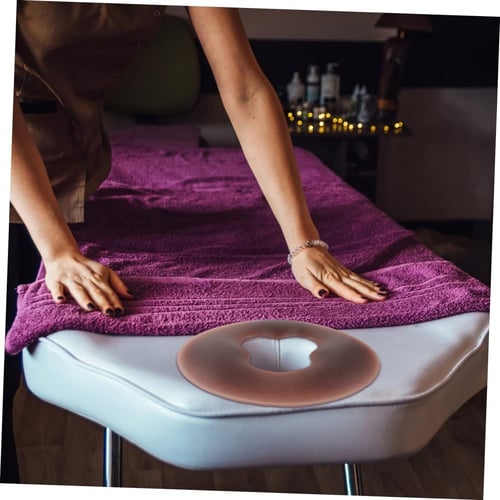 وسادة وجه مستديرة من السيليكون الناعم ,للاسترخاء ،...