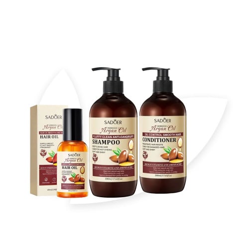 مجموعة الارجان للعناية بالشعر شامبو بلسم سيروم