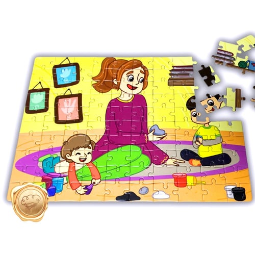 بزل مغامرات معرفية ( برتقالي )