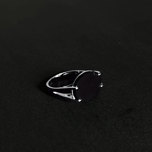 أثلب | خاتم ملكي اسود