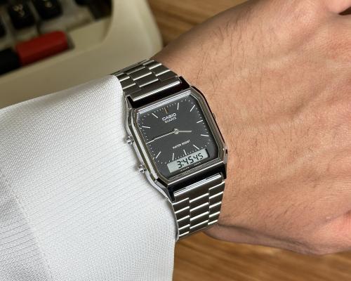 ساعة كاسيو أسود AQ-230A