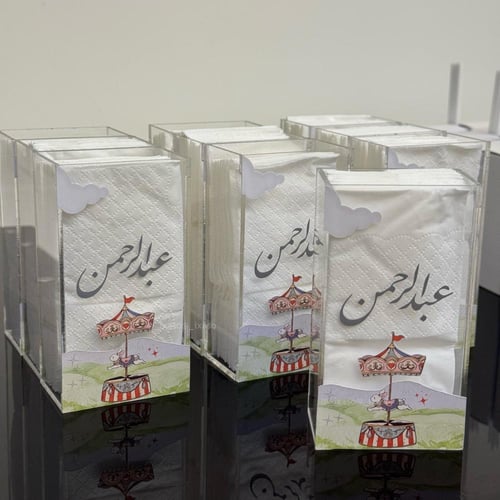 مناديل جيب اكريلك