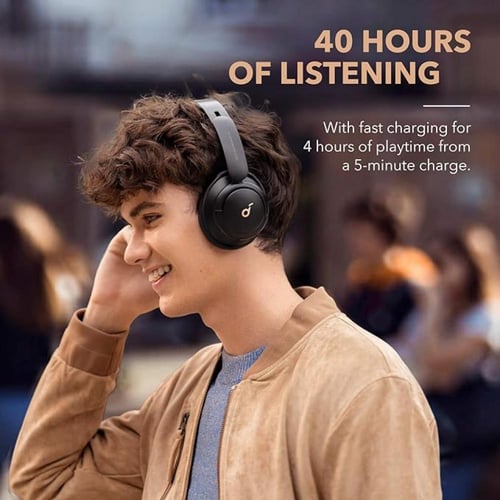 سماعة انكر ساوند كور مع عازل صوت لايف Q35