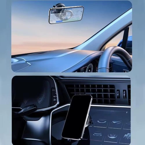 حامل جوال بقاعدة شفط مغناطيسية