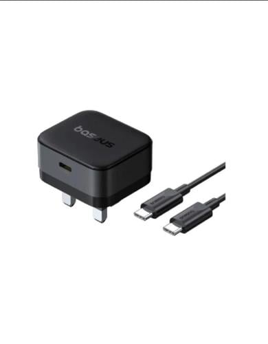 بيسوس - فيش جداري بقوة 20 واط مع كيبل تايب سي الي...