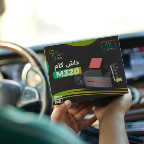 كاميرا سيارة داش كام أمامية وخلفية M320 بدقة 4k من...