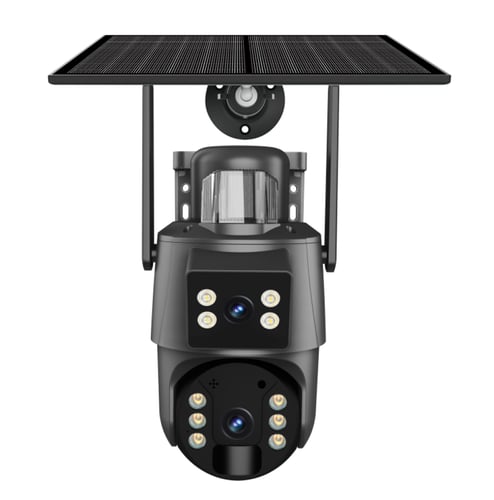 كاميرا طاقة الشمسية مزودة بمدخل شريحة 4G مع سيفتي...