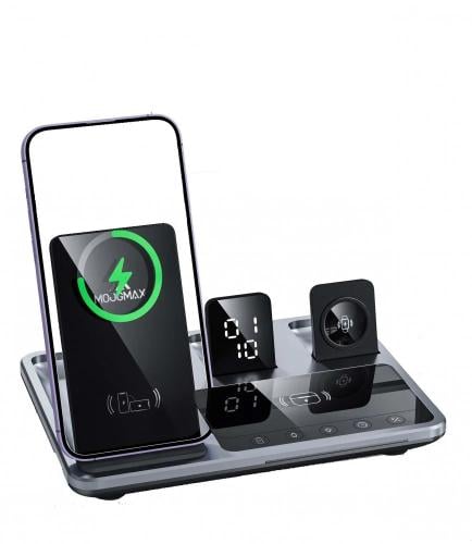 منصة شحن لا سلكية 4 في 1 من موج ماكس