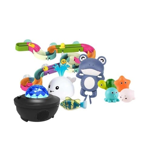 بكج ألعاب الإستحمام للأطفال فضاء