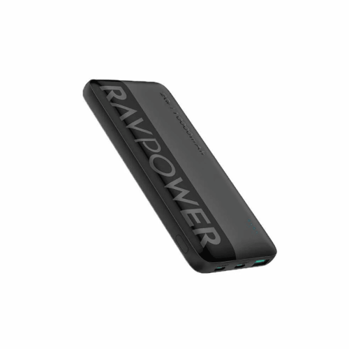 بطارية راف باور 10,000mAh بقوة 20 واط - اسود