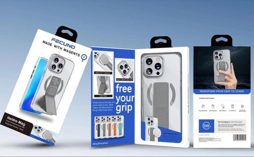 كفر FECUND ايفون 16 مع مسكة يدعم الماك سيف