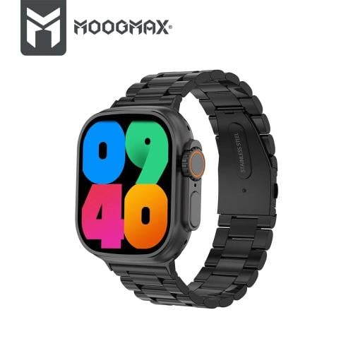 ساعة الترا من موج ماكس مع اسوارة حديد