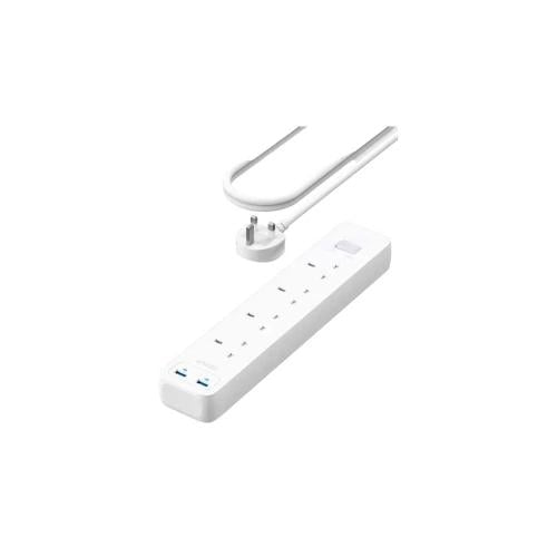 توصيلة انكر 4 منافذ طاقة مع منفذين USB-A بطول 1.8...