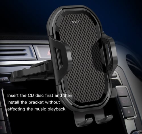 حامل للجوال بمدخل الـ CD من Yesido