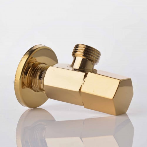 محبس زاوية ذهبي مسكة سداسية