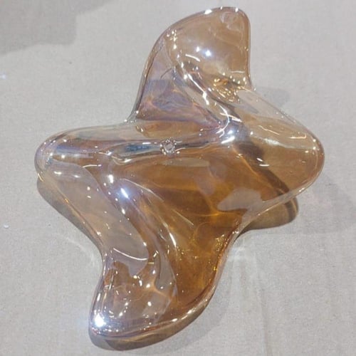 ثريا ورقة الصدف الزجاجية الحديثة عدة مقاسات