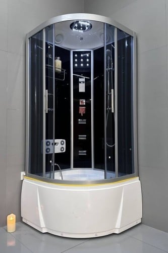 كبينة شاور بخار ابيض 90*90 سم