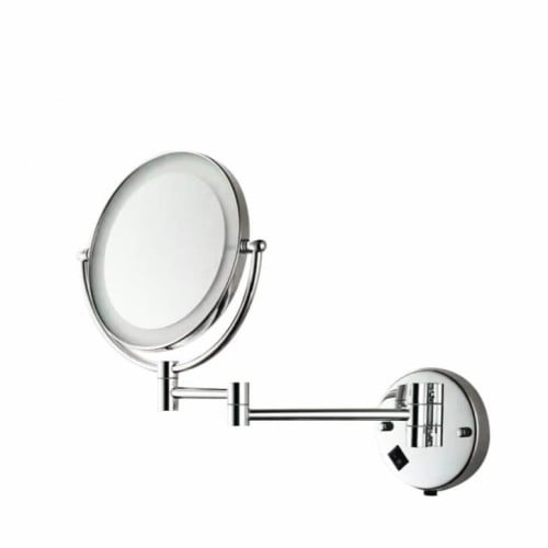 مرايا مكبره دائرية لد متحركة ستيل 8 بوصة