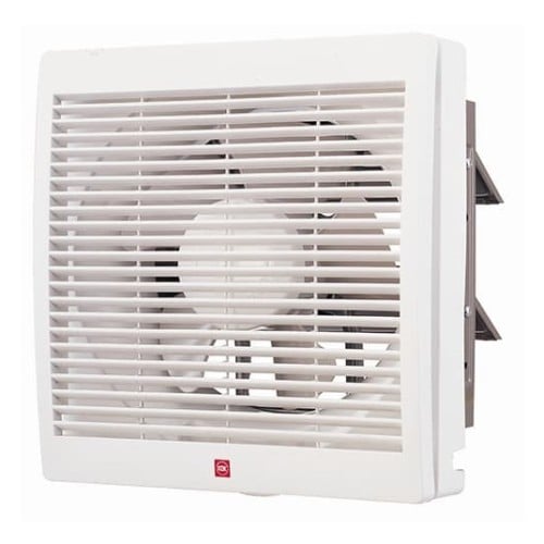 مروحة شفط بلاستيك kdk مربع مقاس 30*30 سم بشبك ابيض