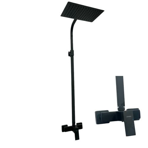 مسطرة دش اسود مربع كامل مع الخلاط اوريسا 90173