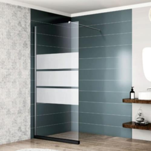 حاجز دش شاور زجاج بثلاث خطوط عريضه 14115