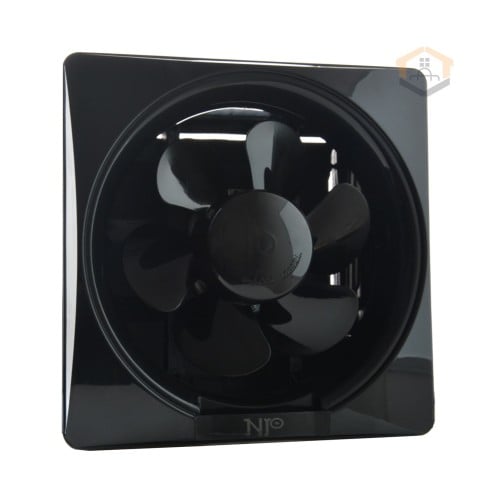 مروحة شفط اسود جدار 25×25 سم لون اسود