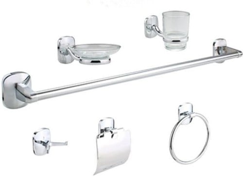 اكسسوار طقم حمام كروم