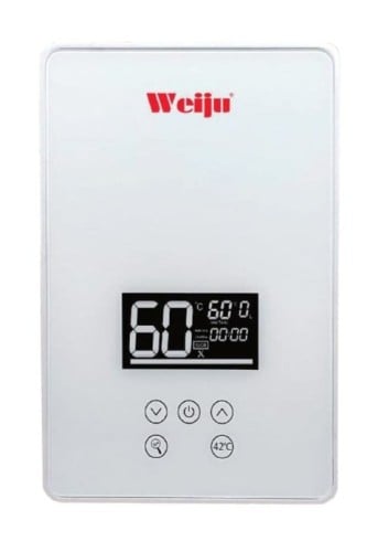 سخان مياة فوري الكتروني ابيض ويجو قزاز