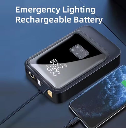 جهاز 2 في 1 محمول لشحن بطارية السيارة و منفاخ إطار...