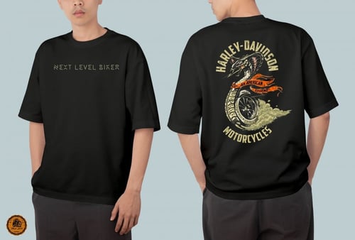 تيشيرت هارلي HARLEY DAVIDSON قطني اوفر سايز