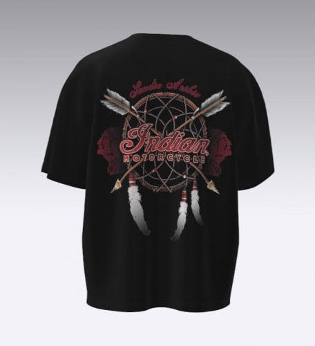 تيشيرت كلاسيك انديان INDIAN قطني اوفر سايز
