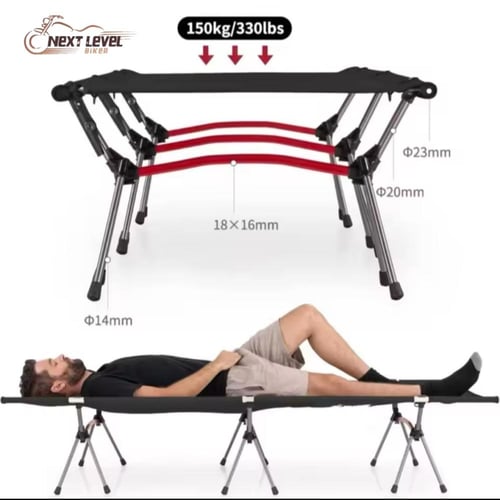 سرير نوم للتخييم والرحلات قابل للطي