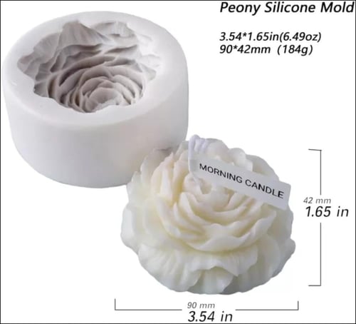 قالب سيليكون وردة كبيرة